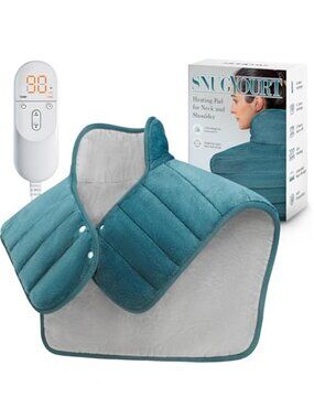 Weighted Heating Pad Neck Shoulder Back Pain Relief Electric Heat Therapy Wrap